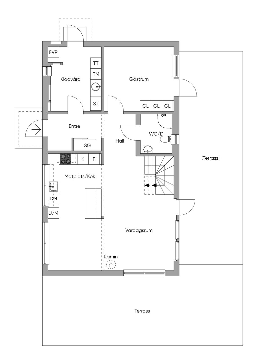 Planlösning Entréplan