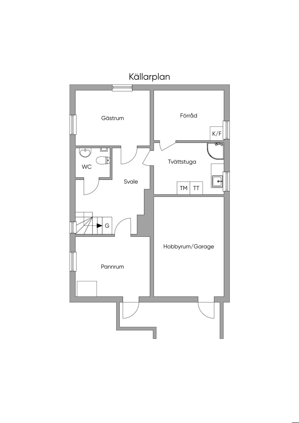 Planlösning Källare