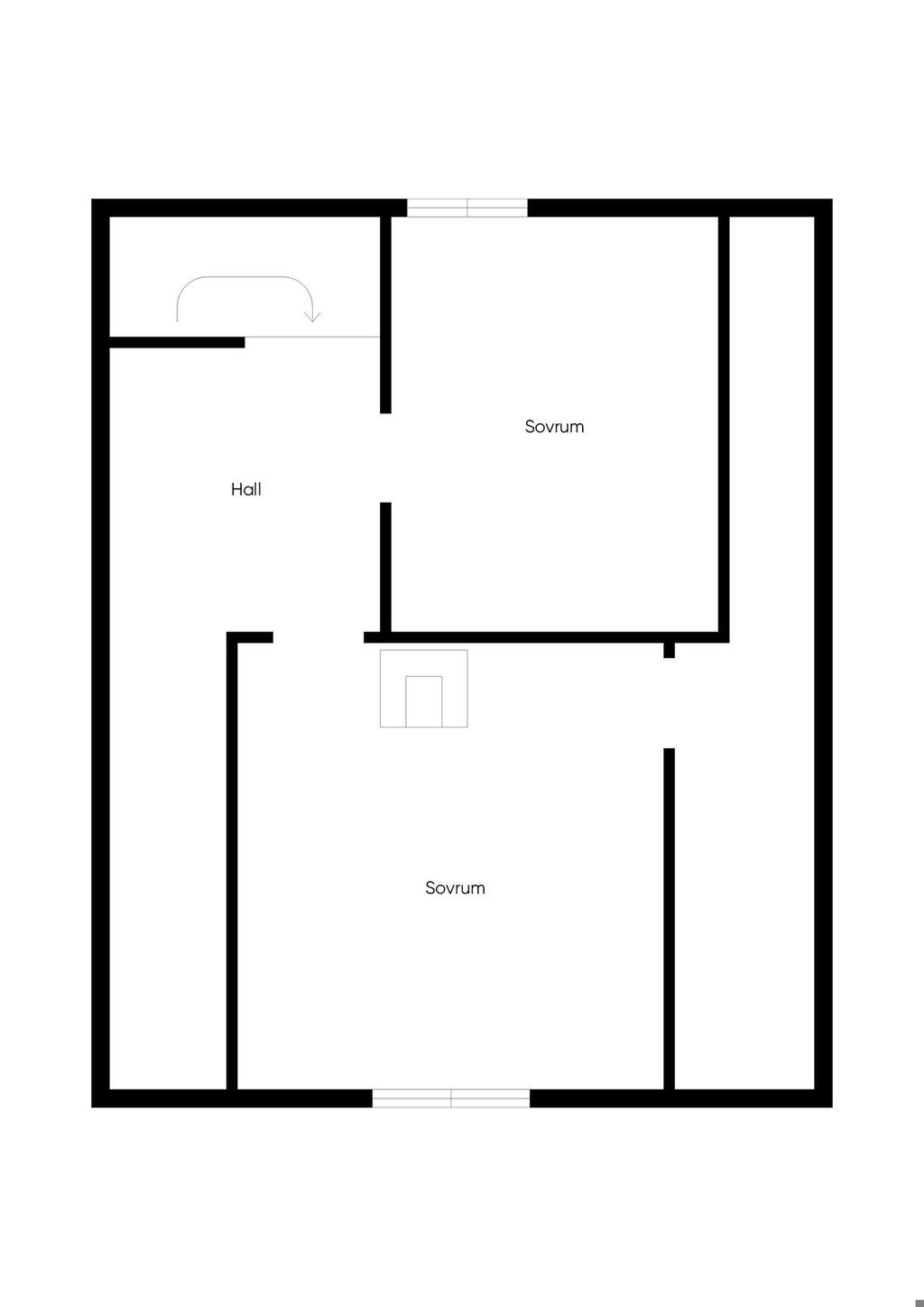 Planlösning - Övre plan