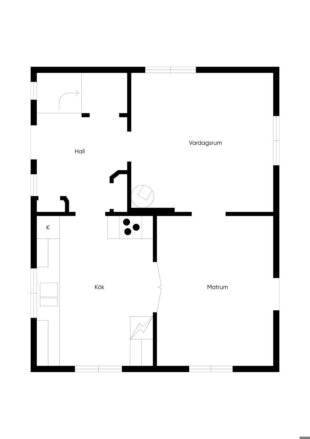 Planlösning - Entréplan