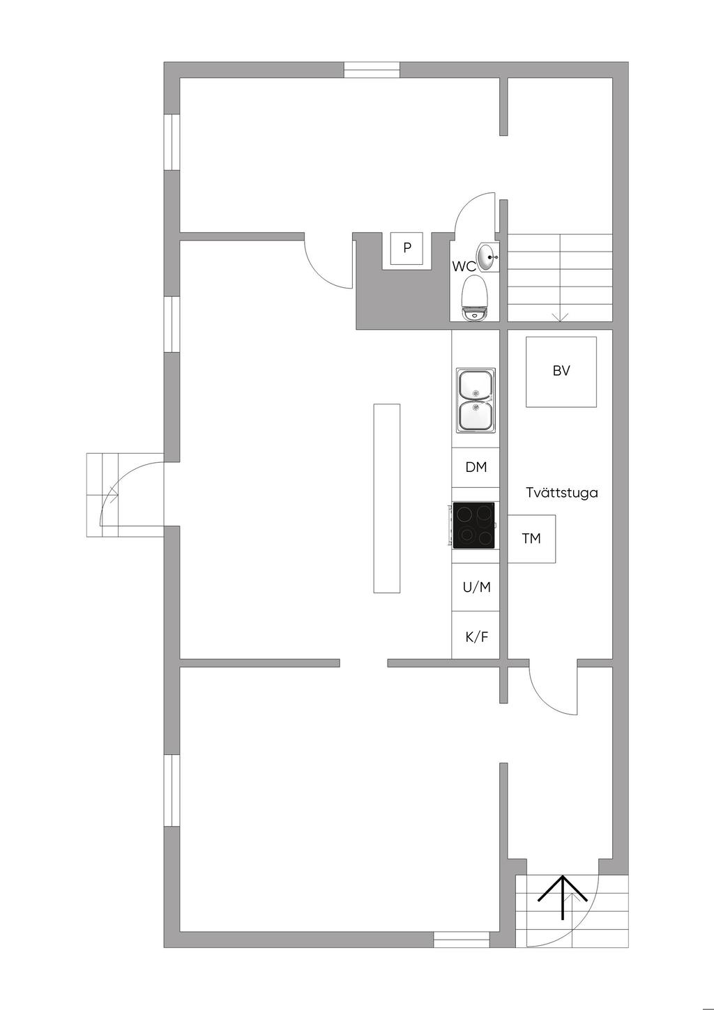 Planlösning entréplan
