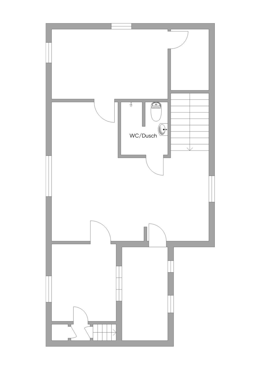 Planlösning, övre plan