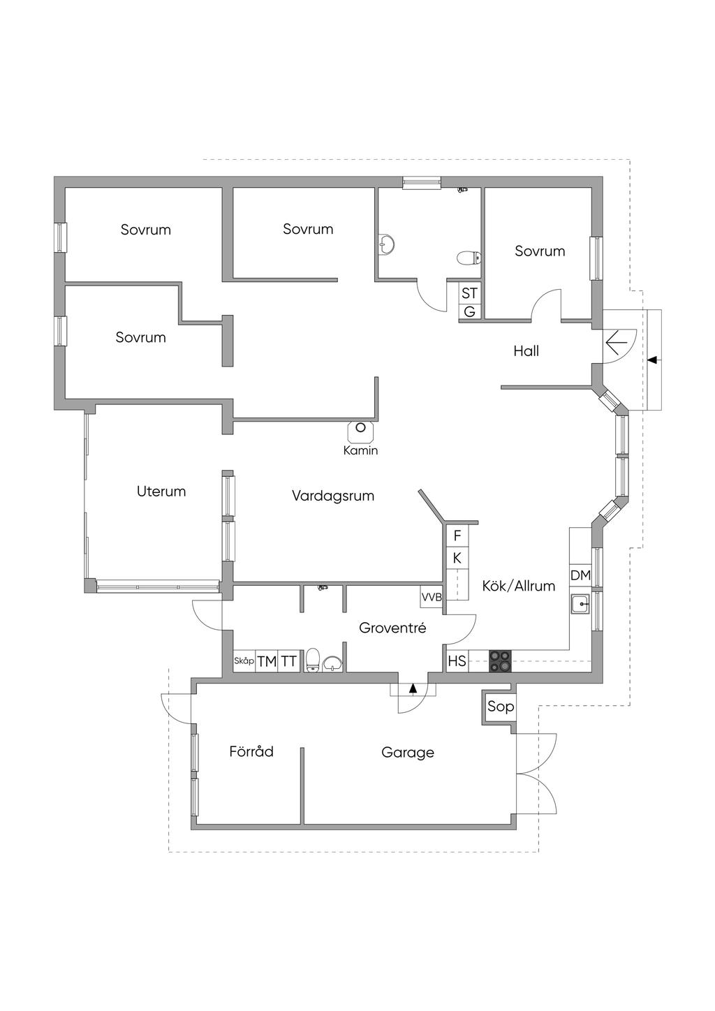 Planlösning 2 D