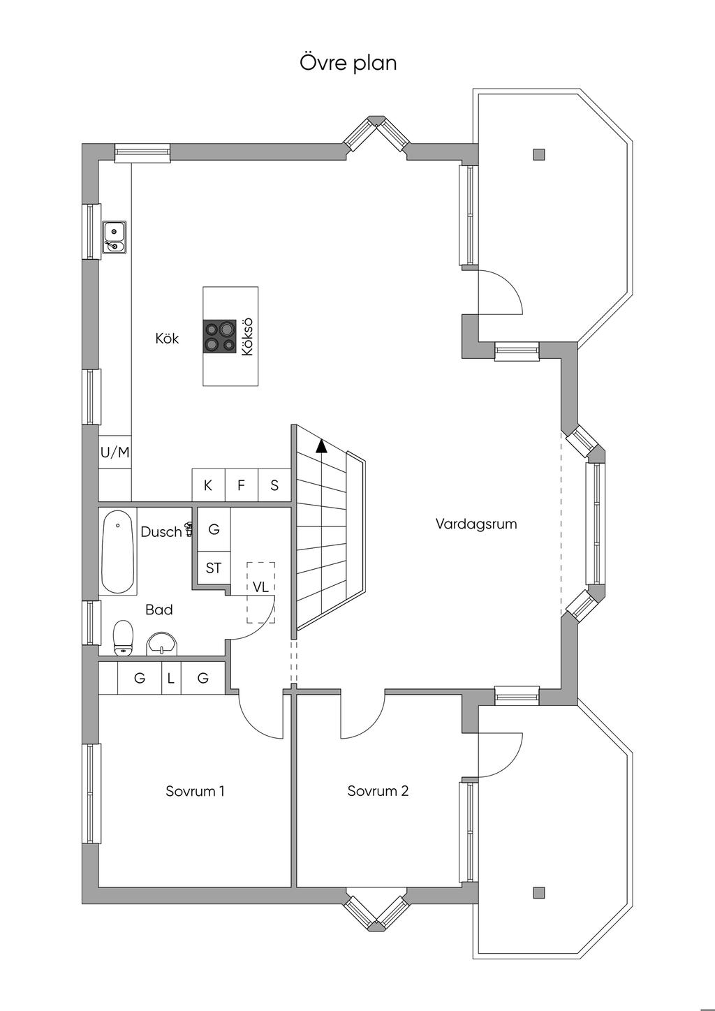 Övre plan