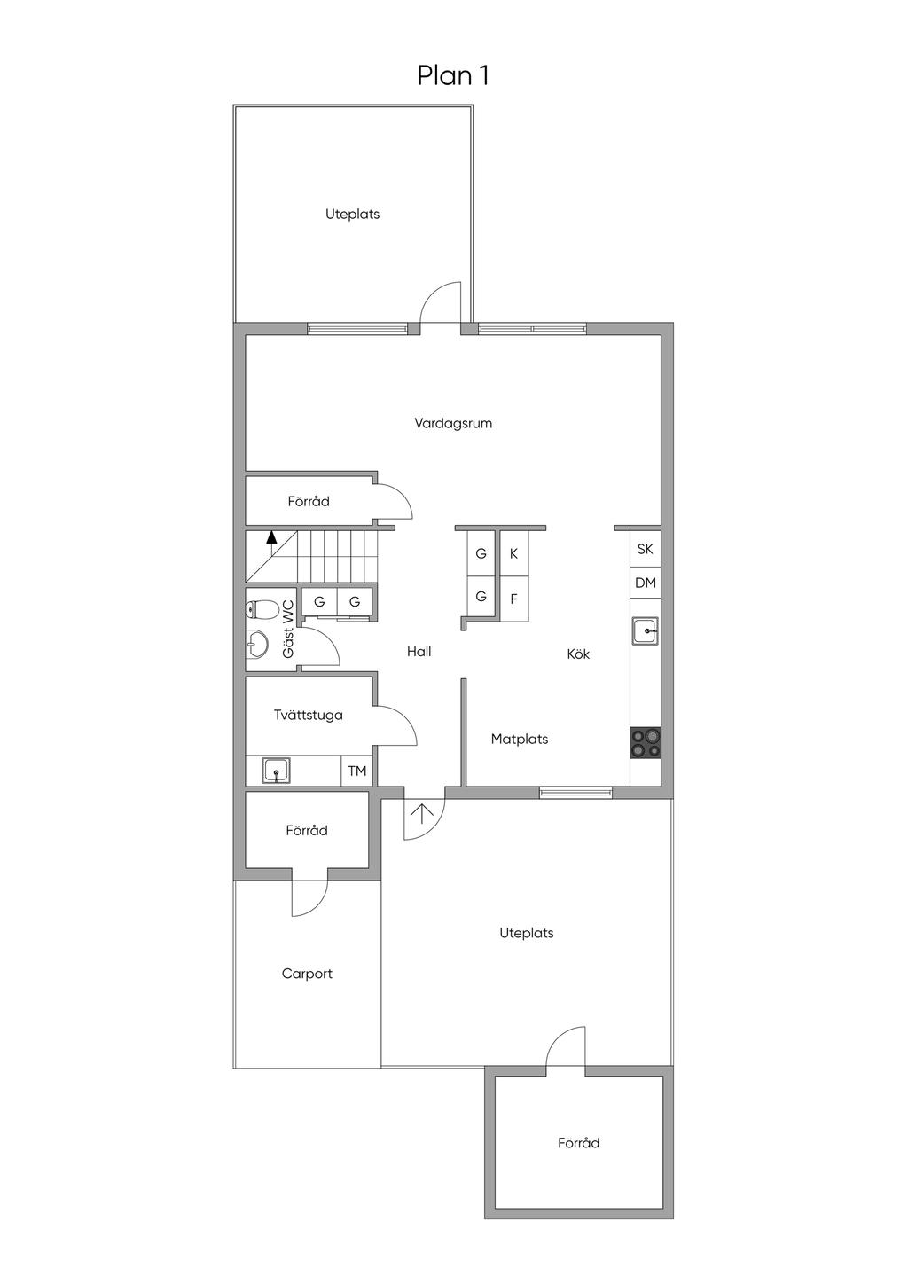 Planskiss, Entréplan 2D