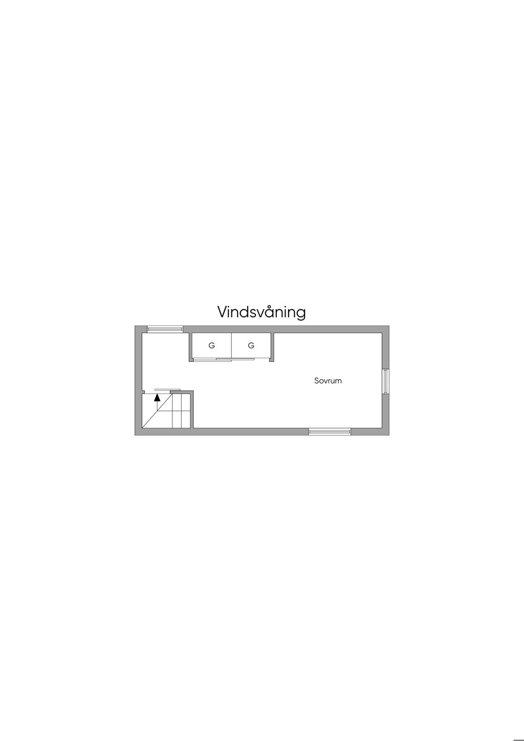 Planskiss, Vindsvåning 2D