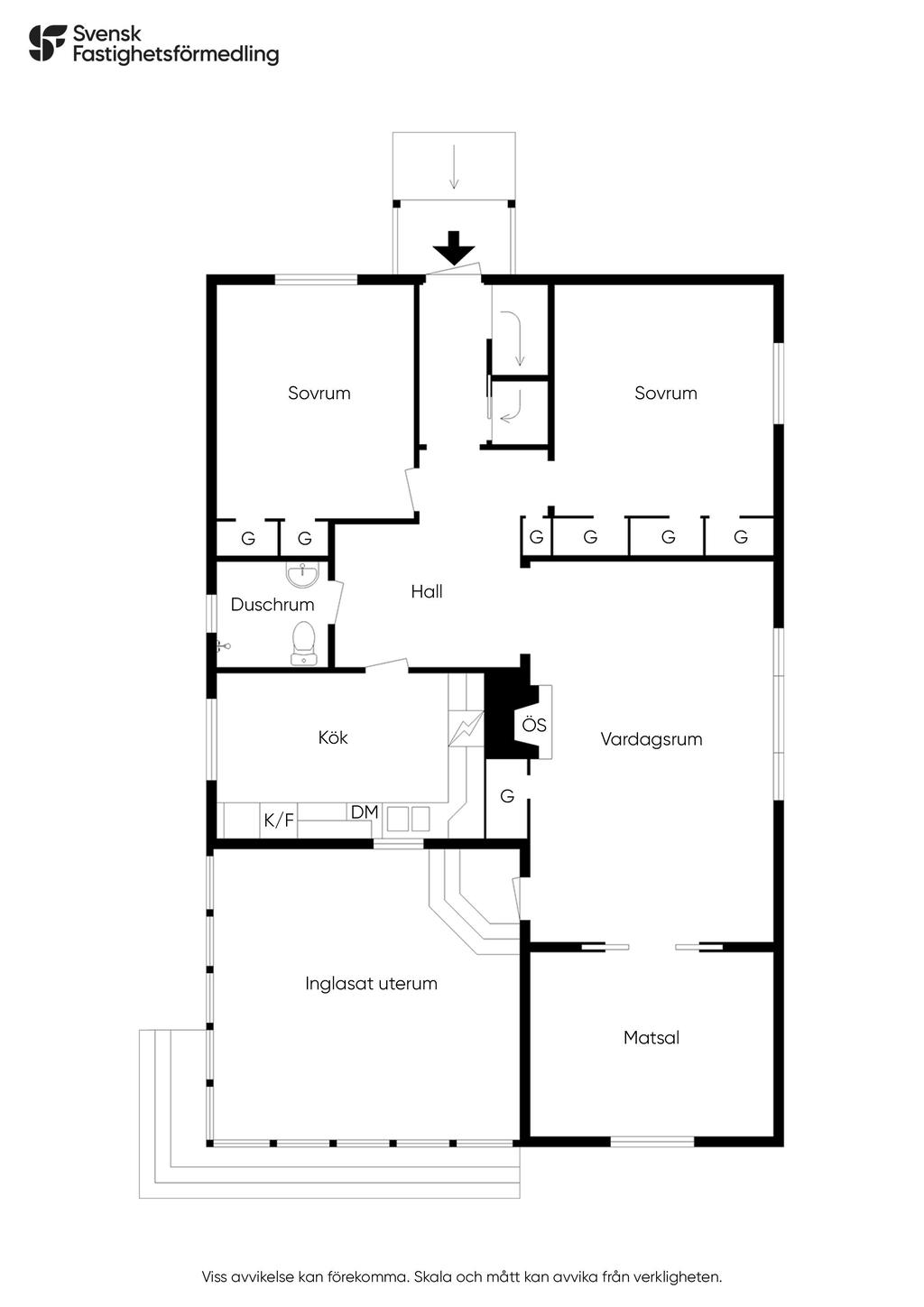 Planlösning entréplan
