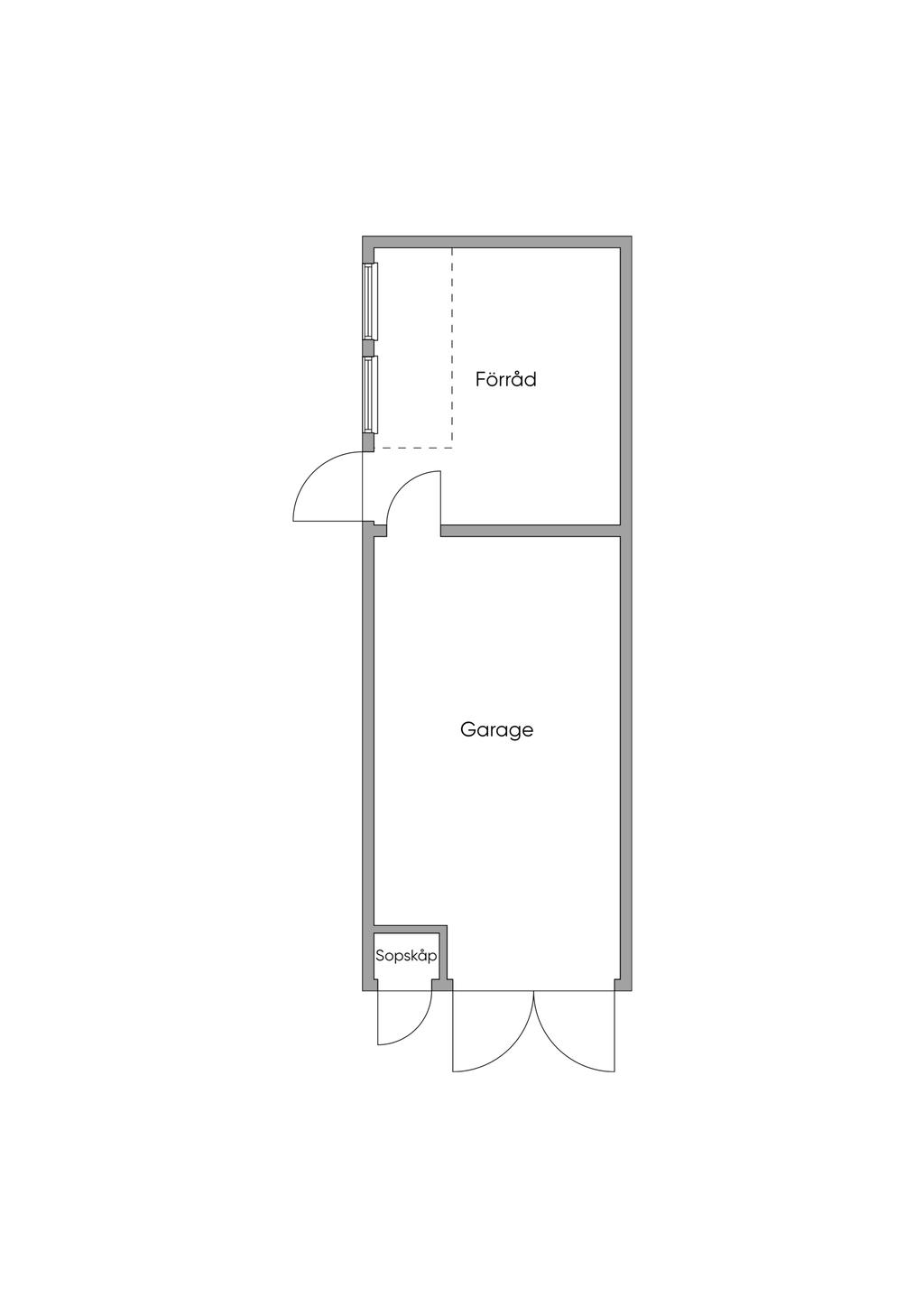 Planritning garage
