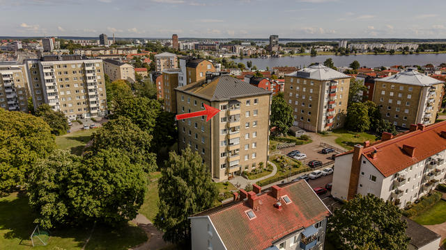 Högst upp i huset