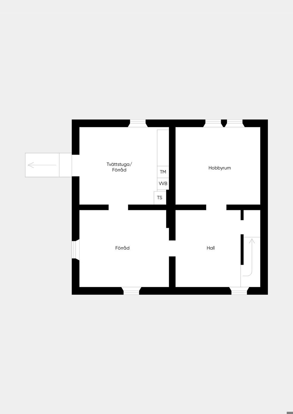 Källarplan.