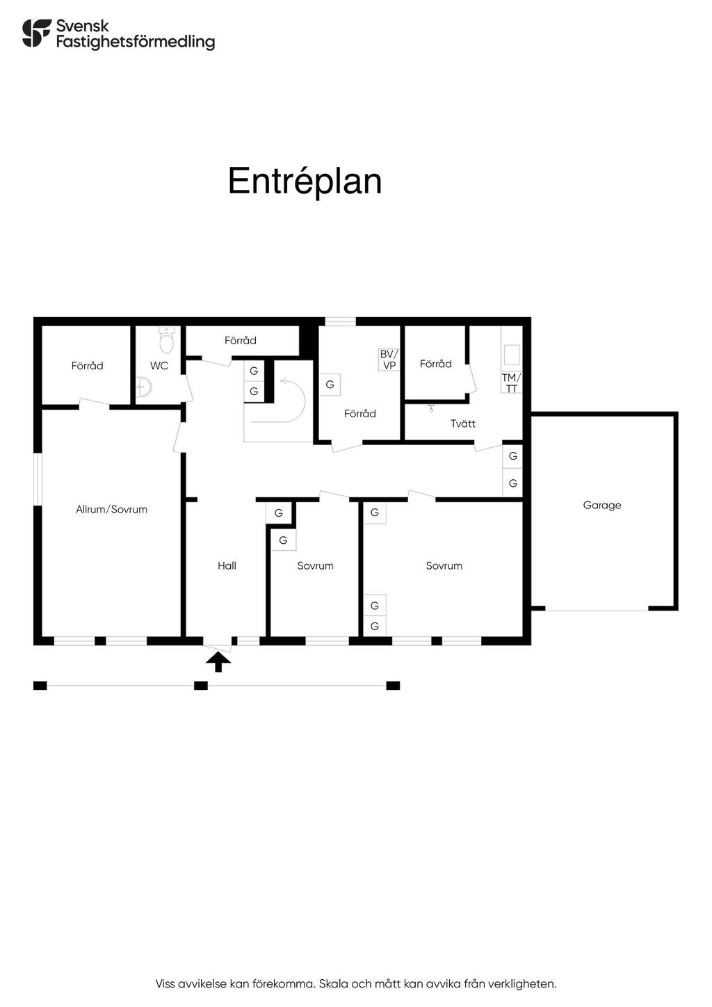 Planritning - Entréplan