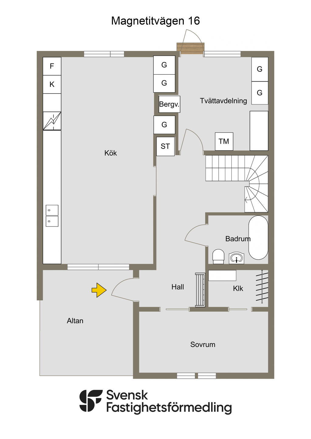 Planlösning entréplan