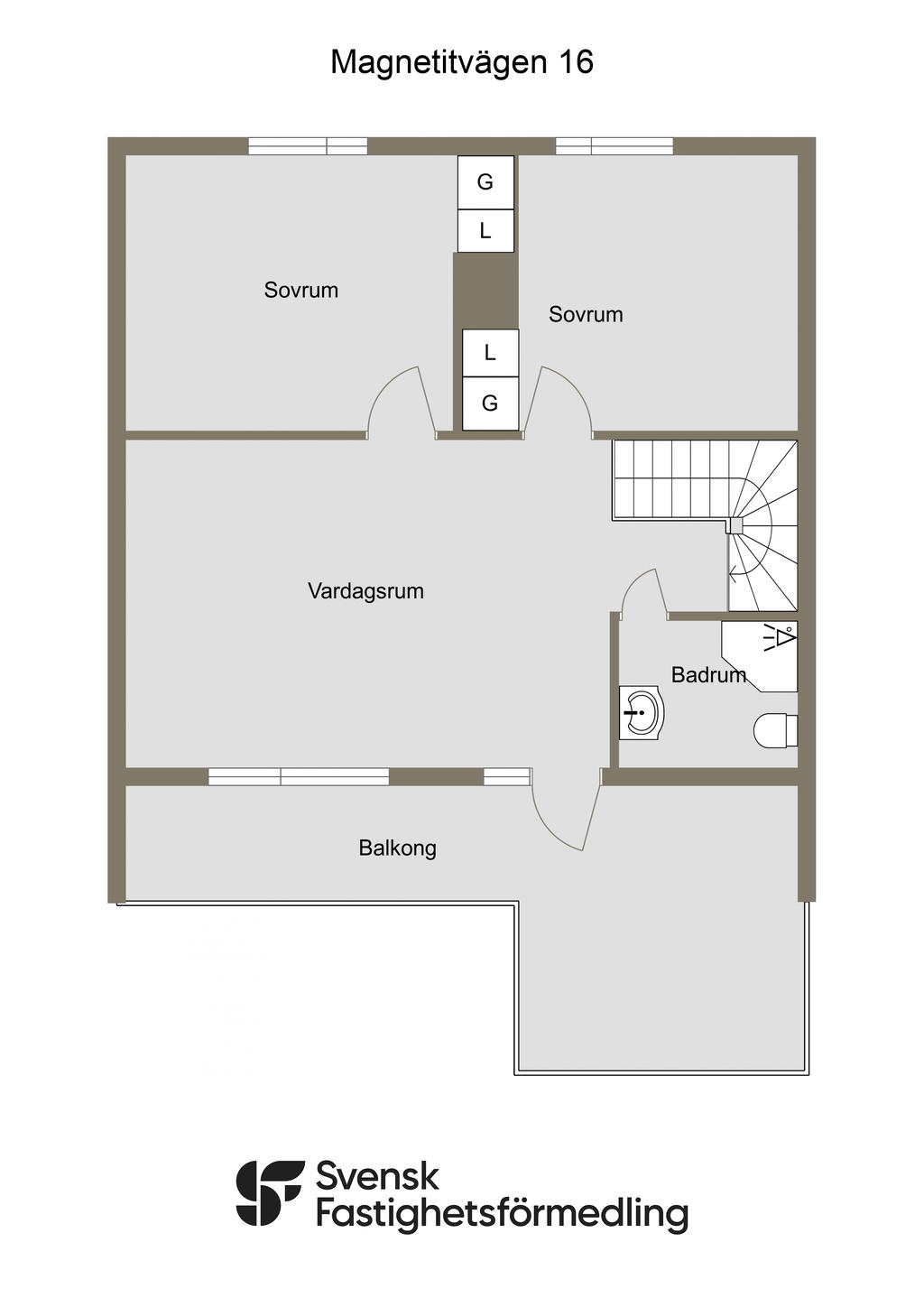 Planlösning övre plan