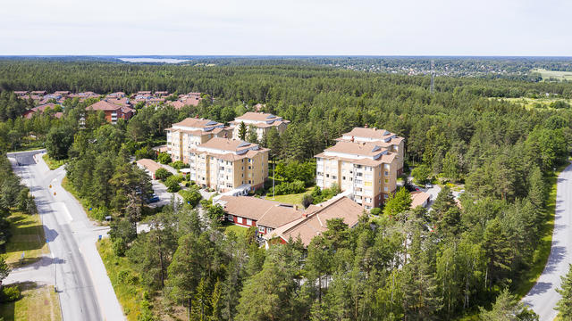 Varmt välkomna till Stenbrohultsvägen 107 och trivsamma och naturnära Brf Skogsblomman!