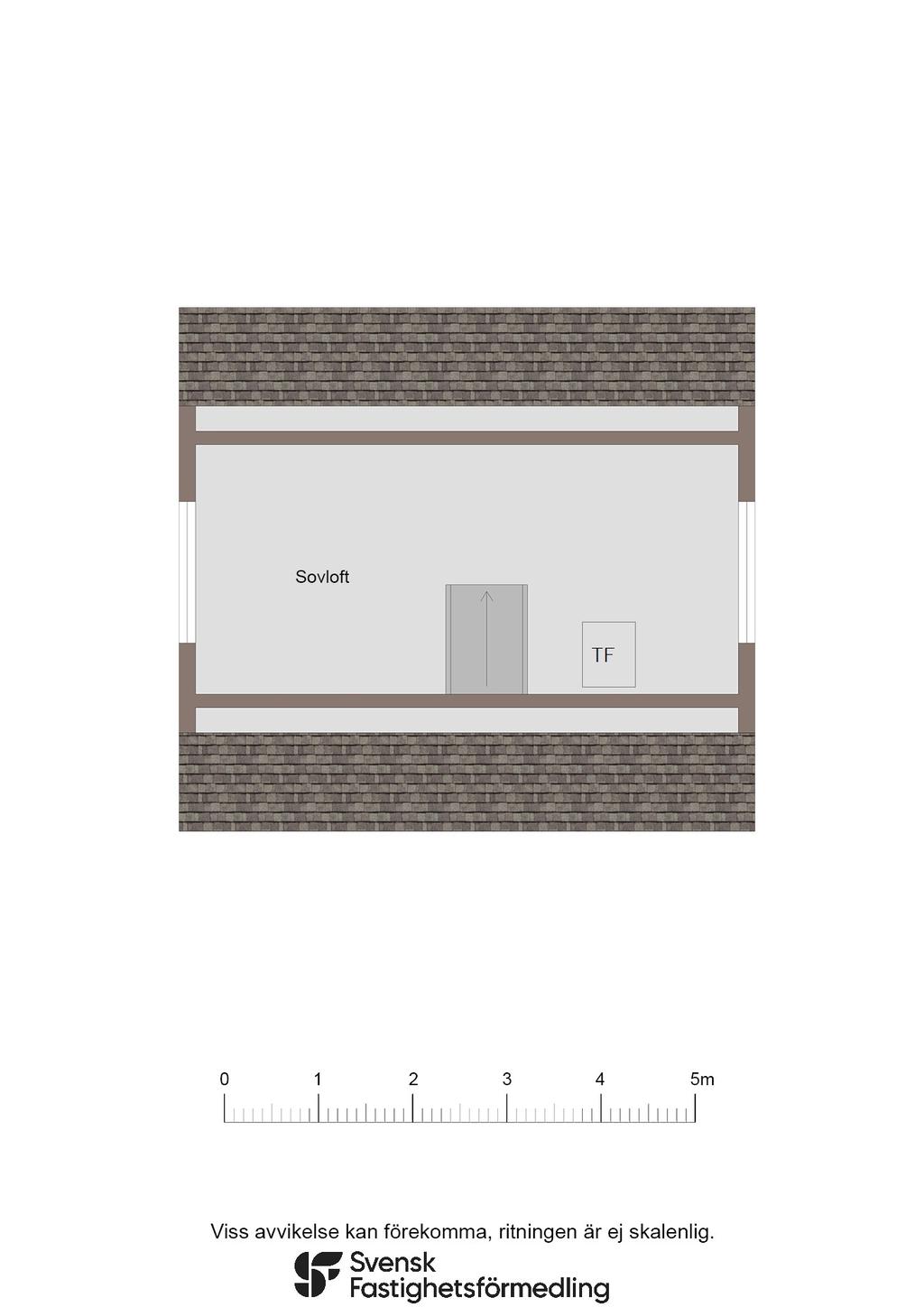 Planritning sovloft