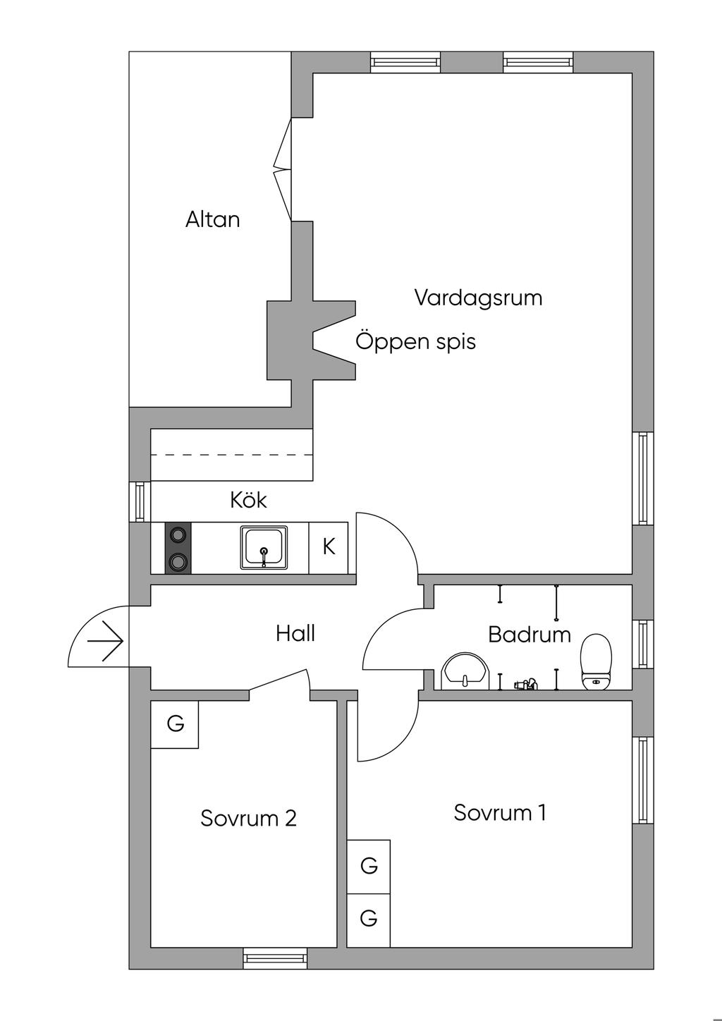 Planlösning