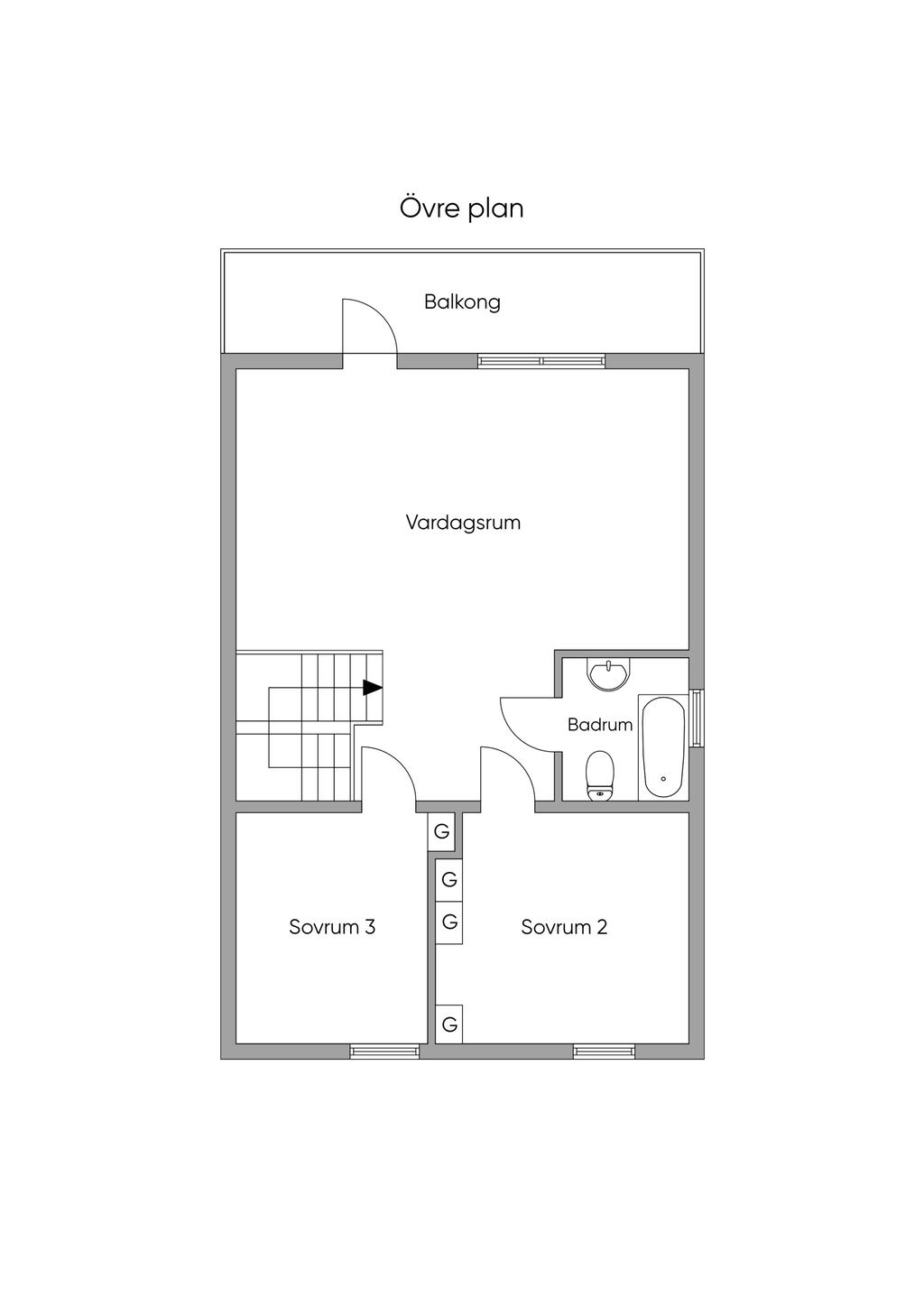 Övre plan