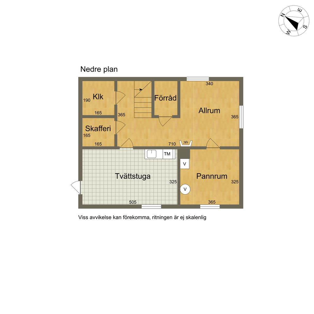 Planskiss; källarplan