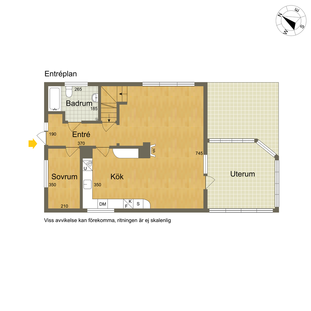 Planskiss; entréplan
