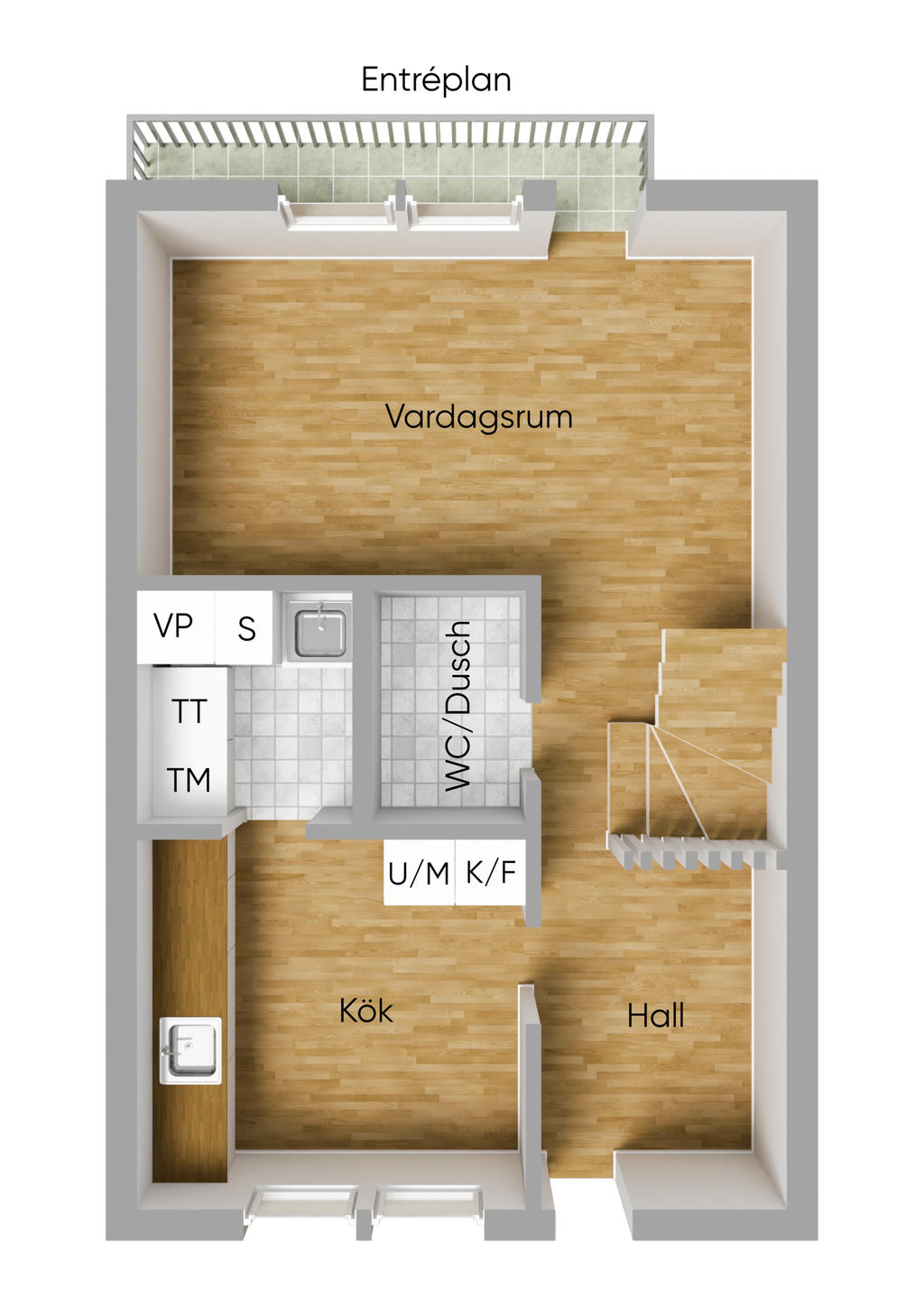 Planlösning entréplan