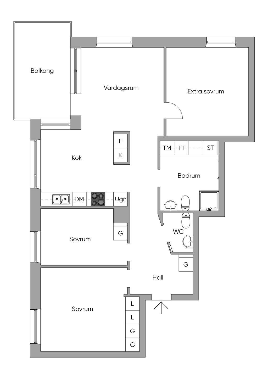 Alternativ planlösning