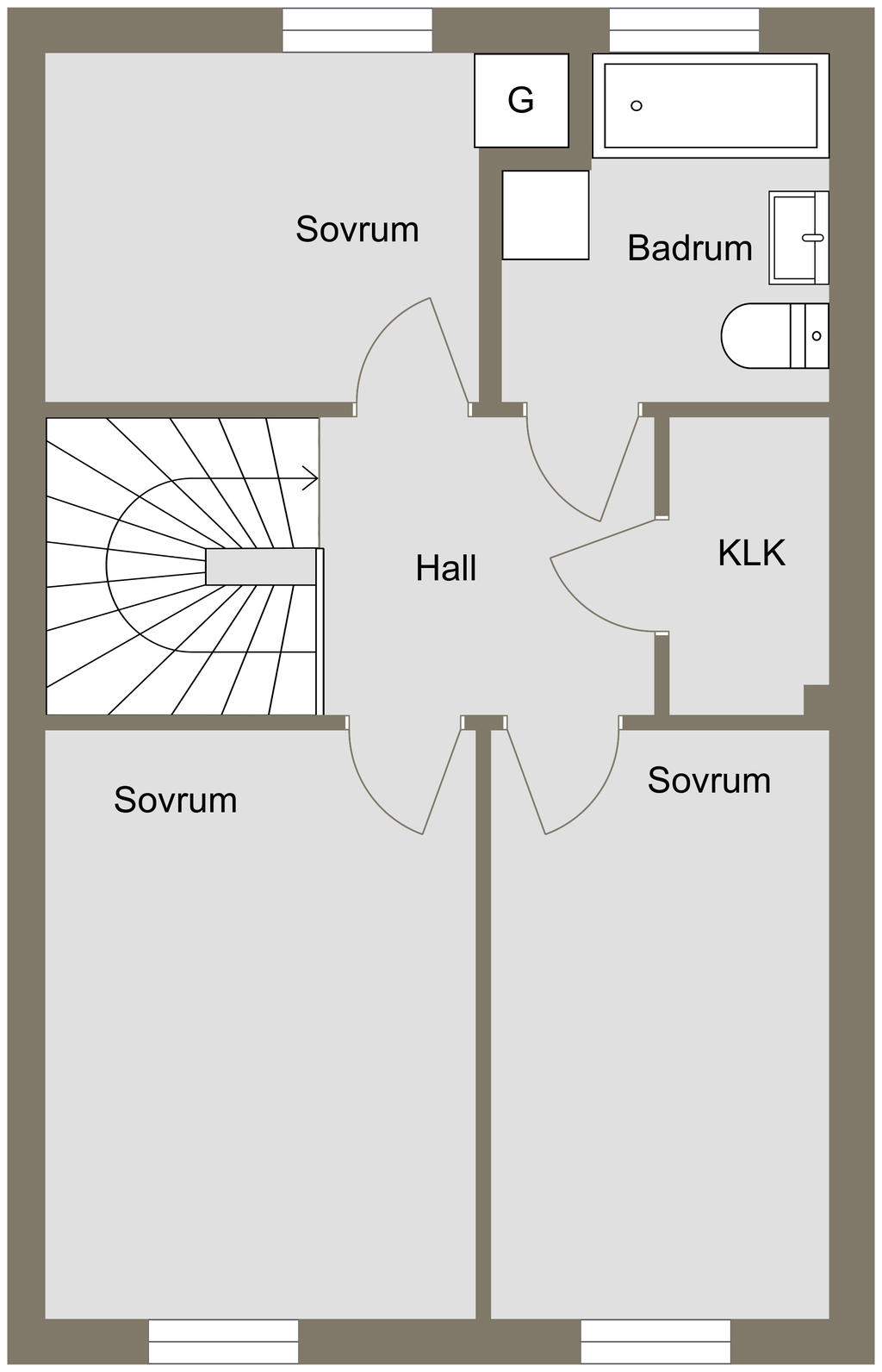 Övre plan
