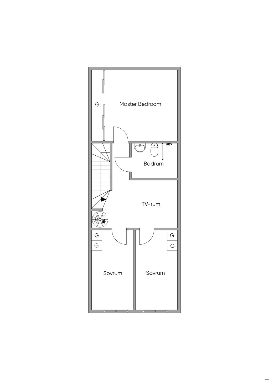 Planlösning, Övre Plan 2D