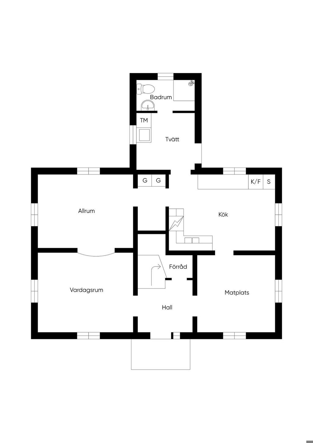 Planlösning entréplan