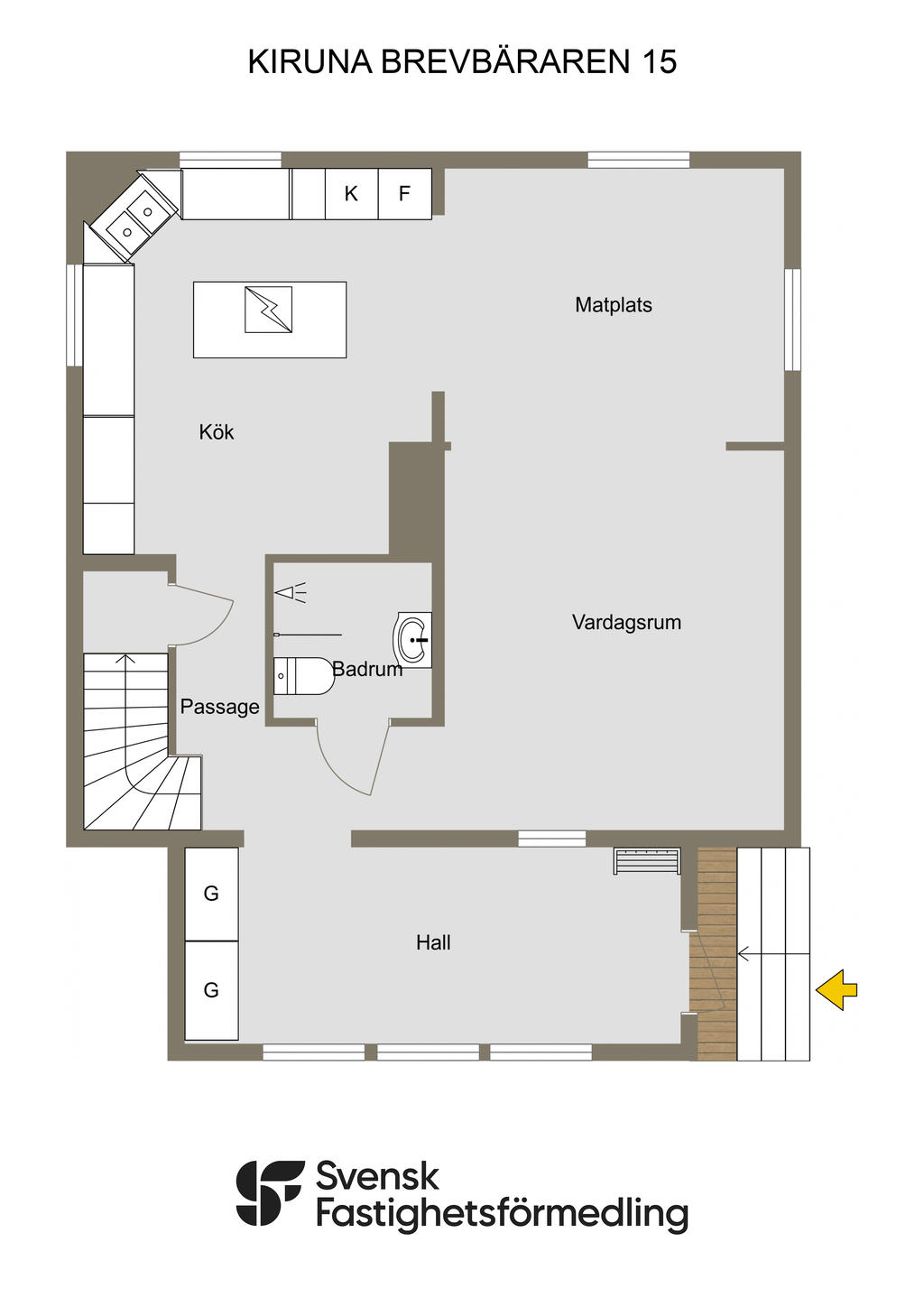 Planlösning entréplan