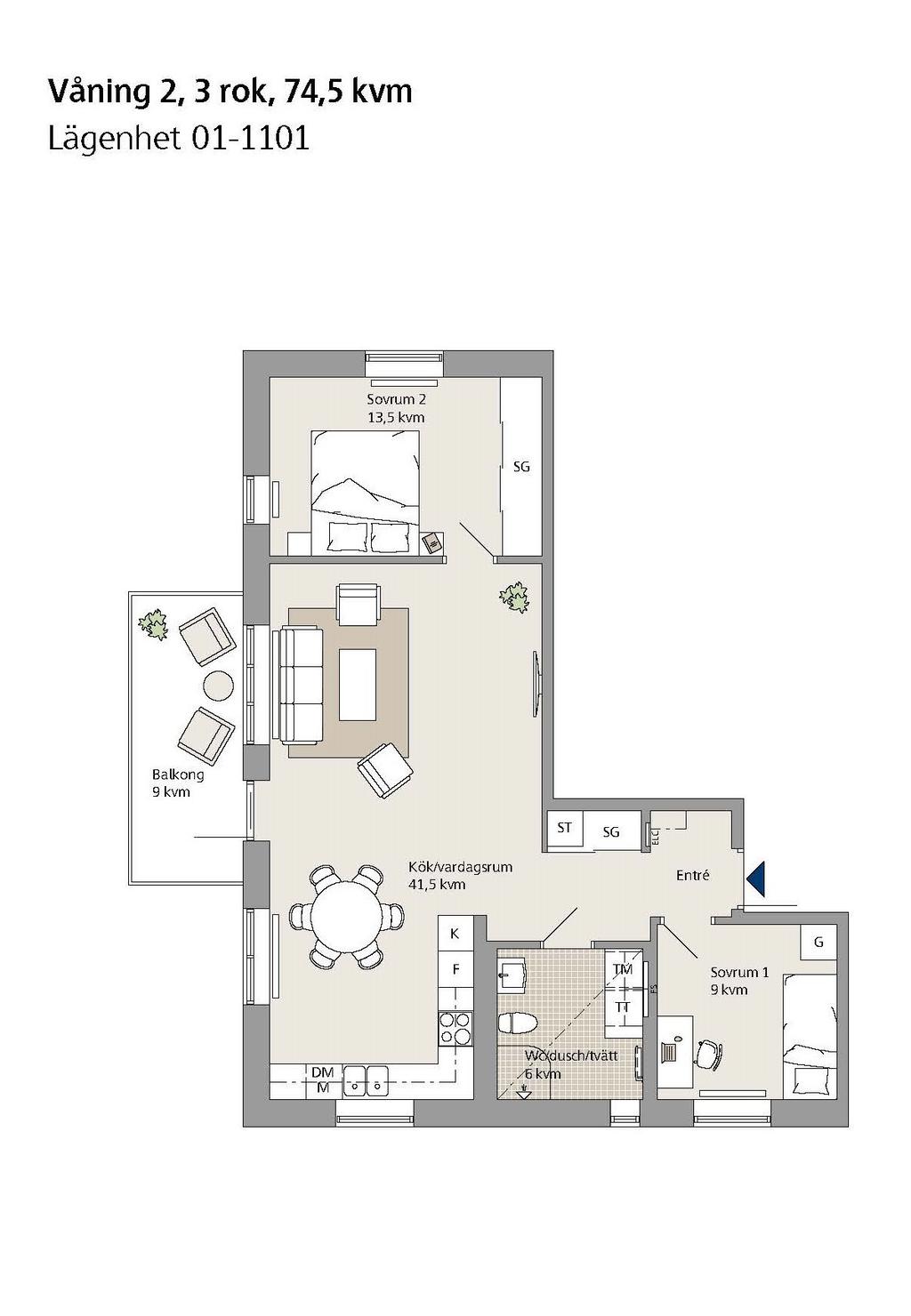Planlösning
