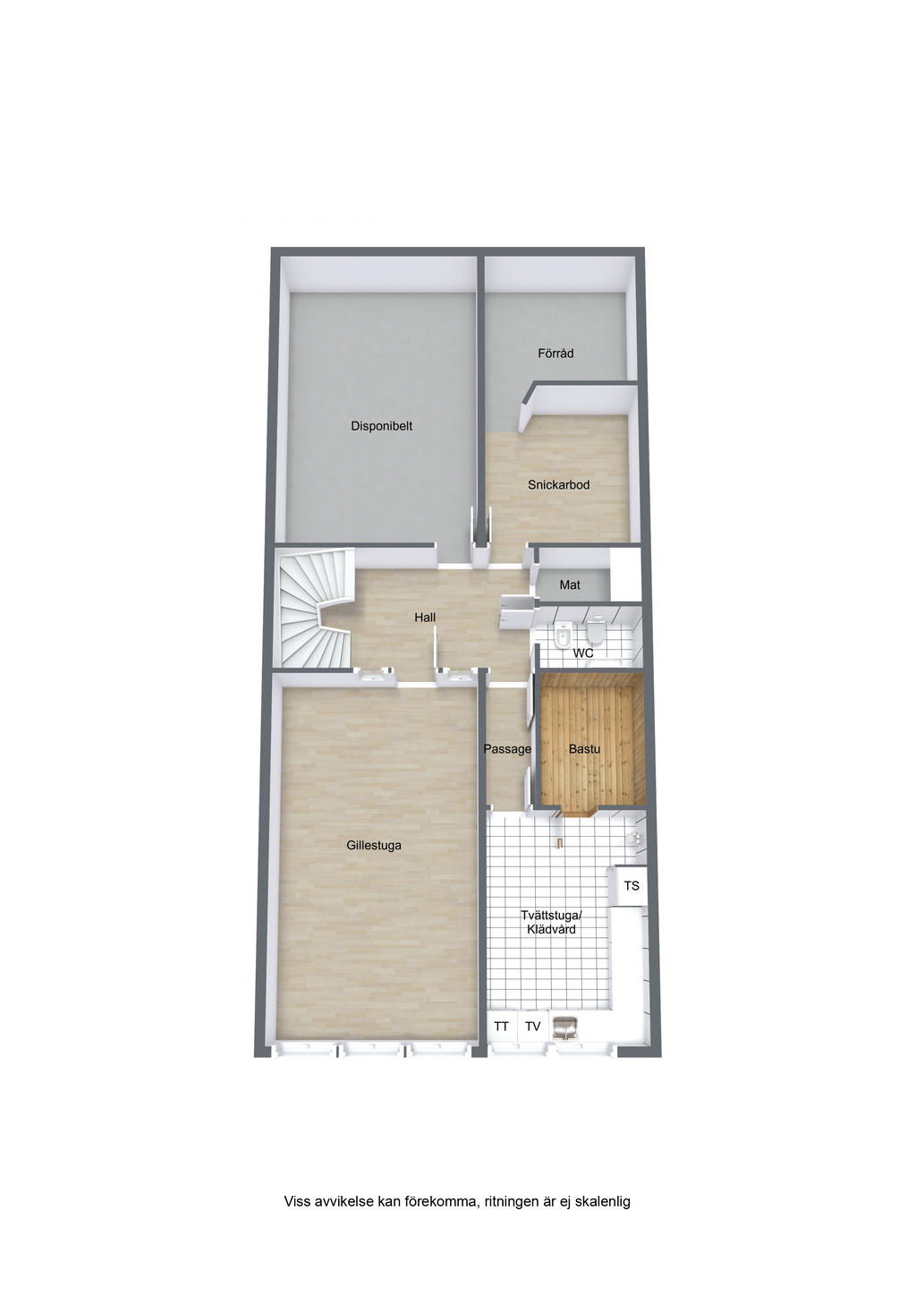Planlösning källarplan