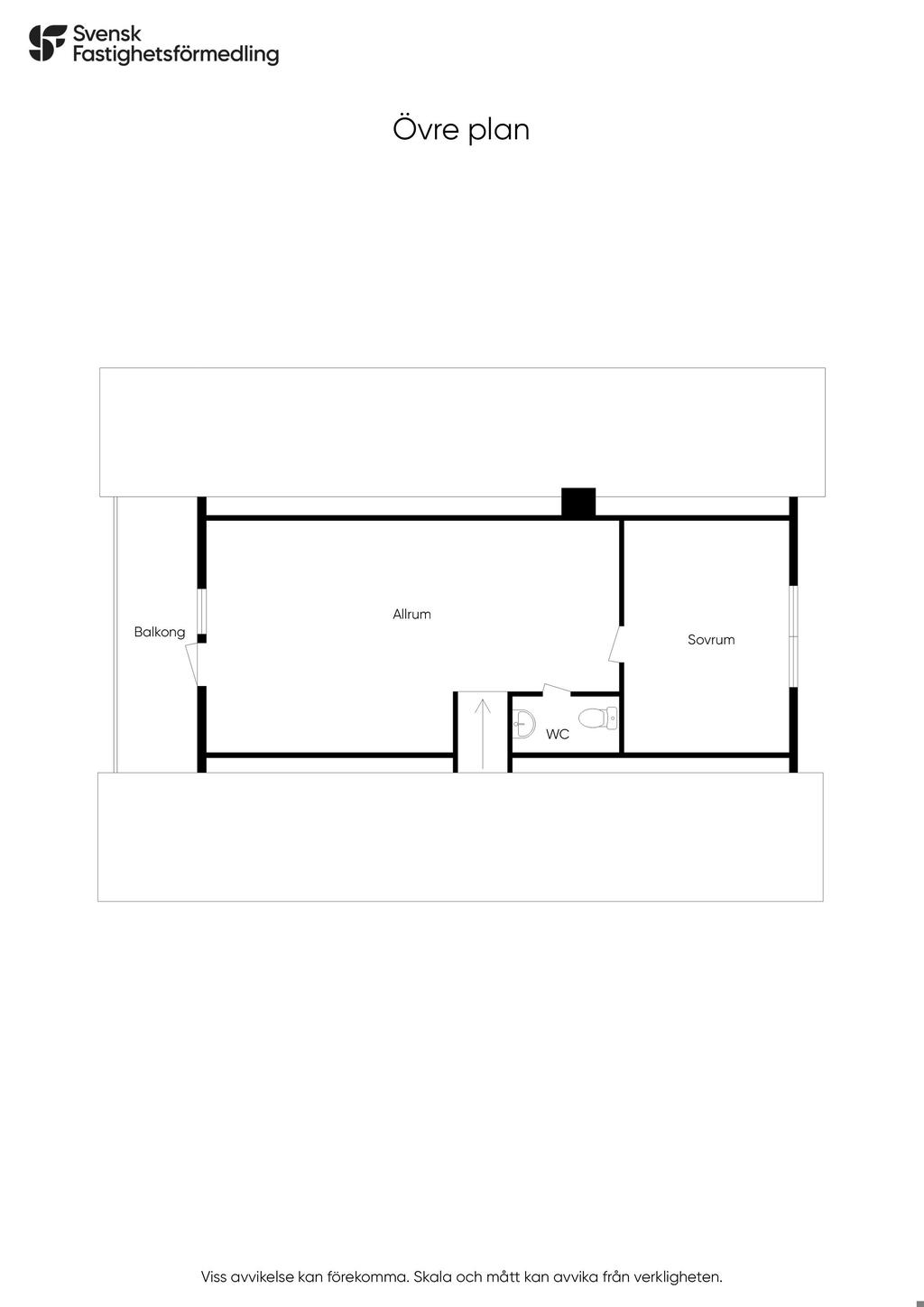 Planlösning övre plan