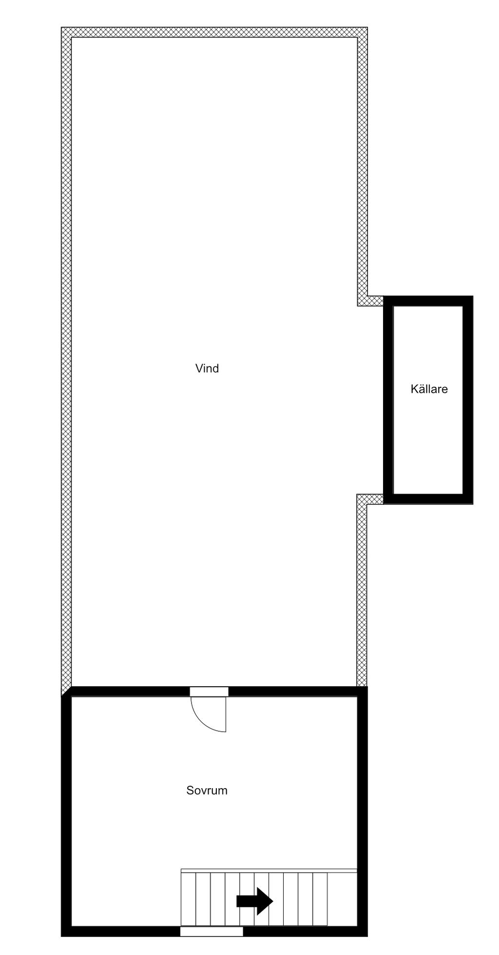 Planlösning övreplan
