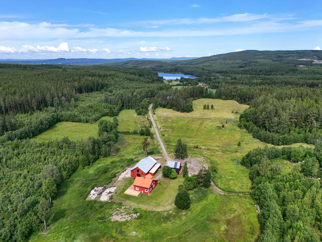 Vy över fastigheten. 