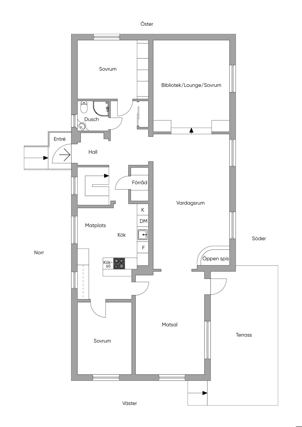 Planskiss, Entréplan 2D