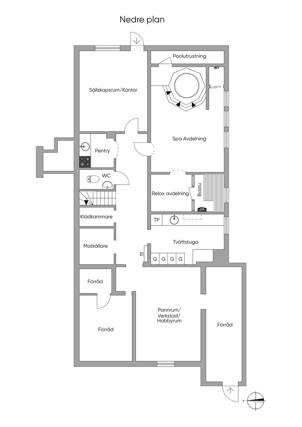 Planskiss, Nedre Plan 2D