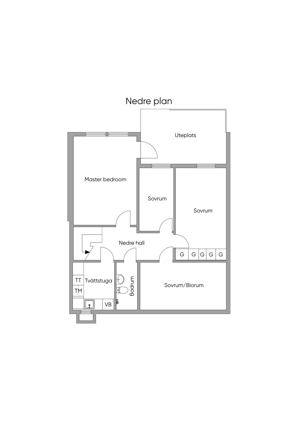 Planskiss, Nedre Plan 2D