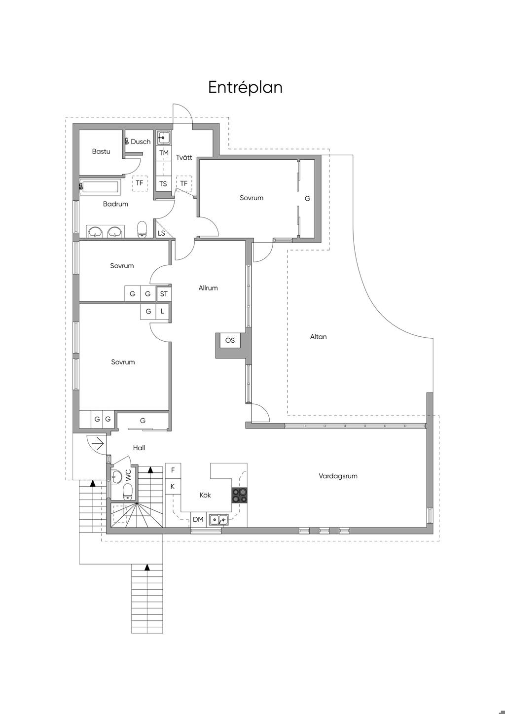 Planlösning entréplan