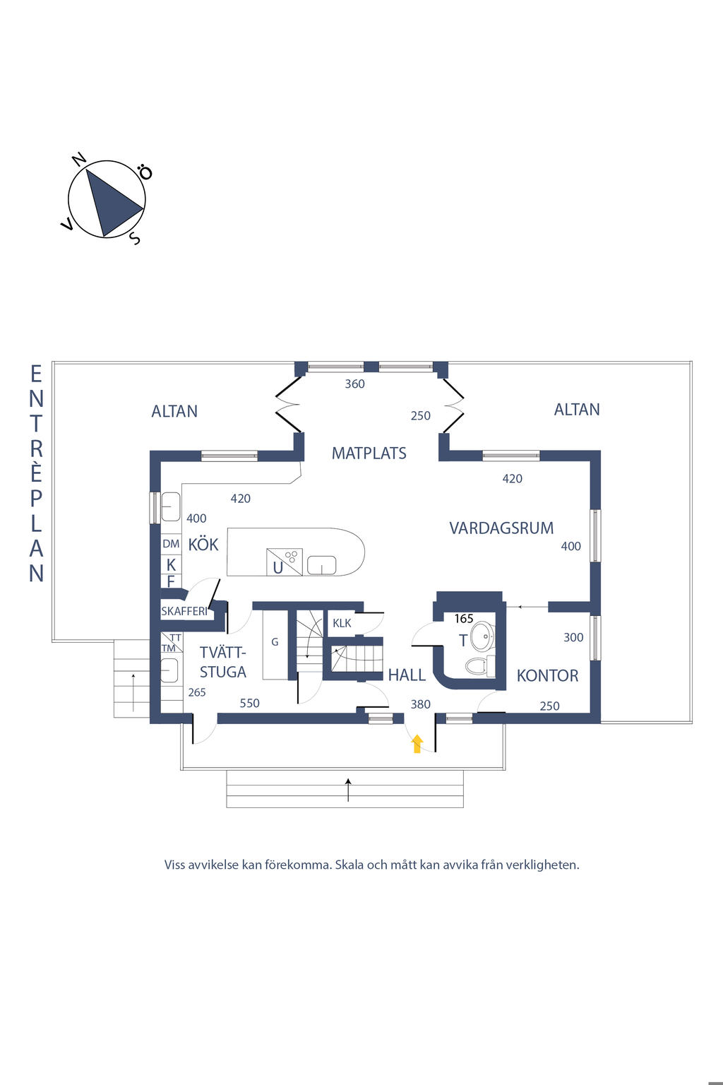 Planlösning Entréplan
