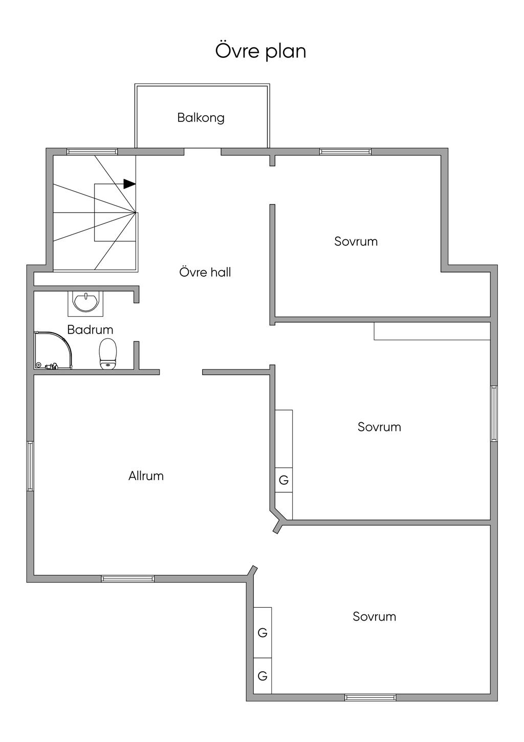 Övre plan
