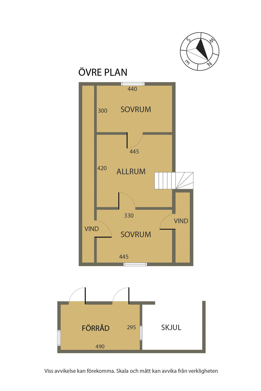 Norra backa 135 övre plan