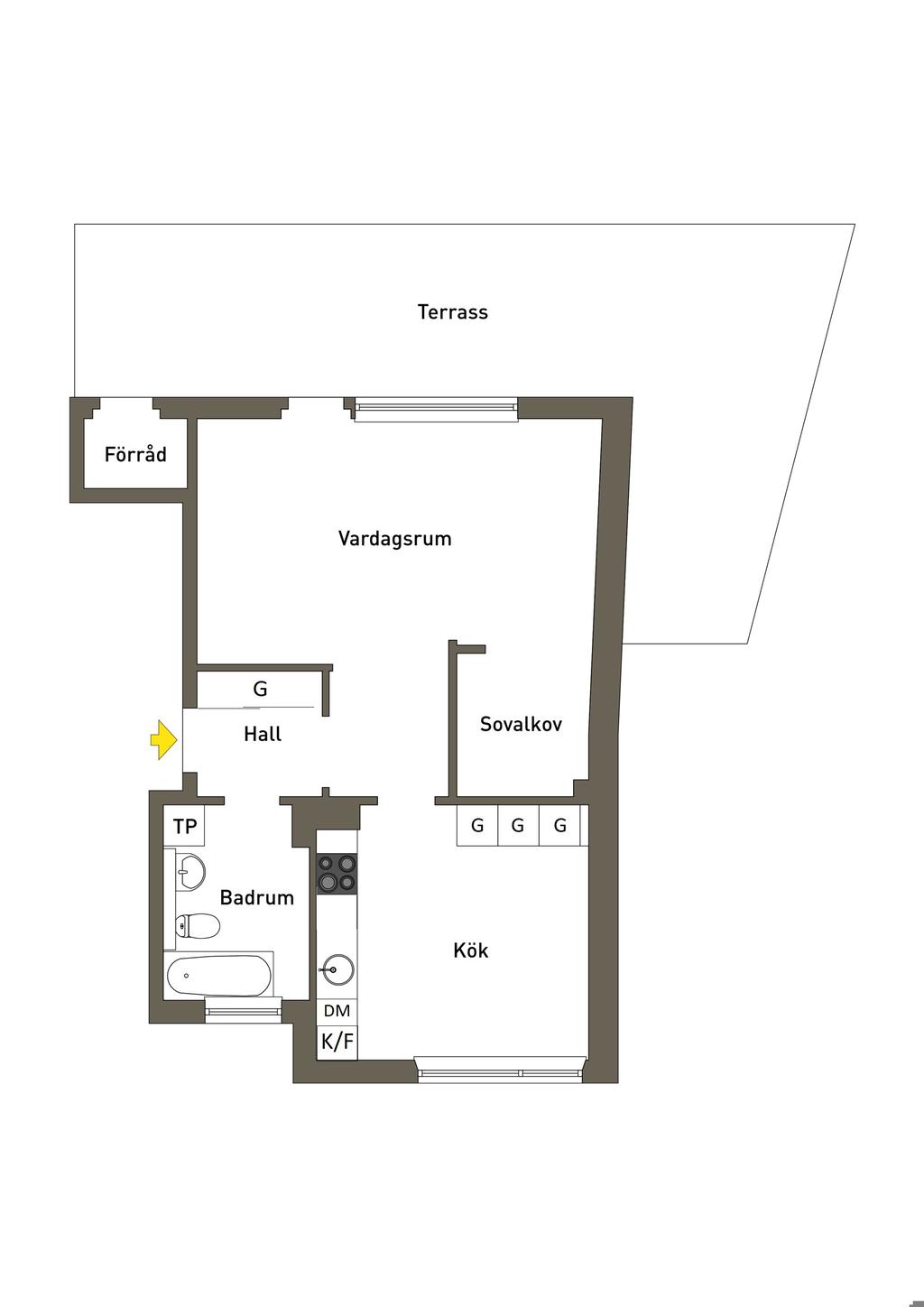 Nuvarande planlösning