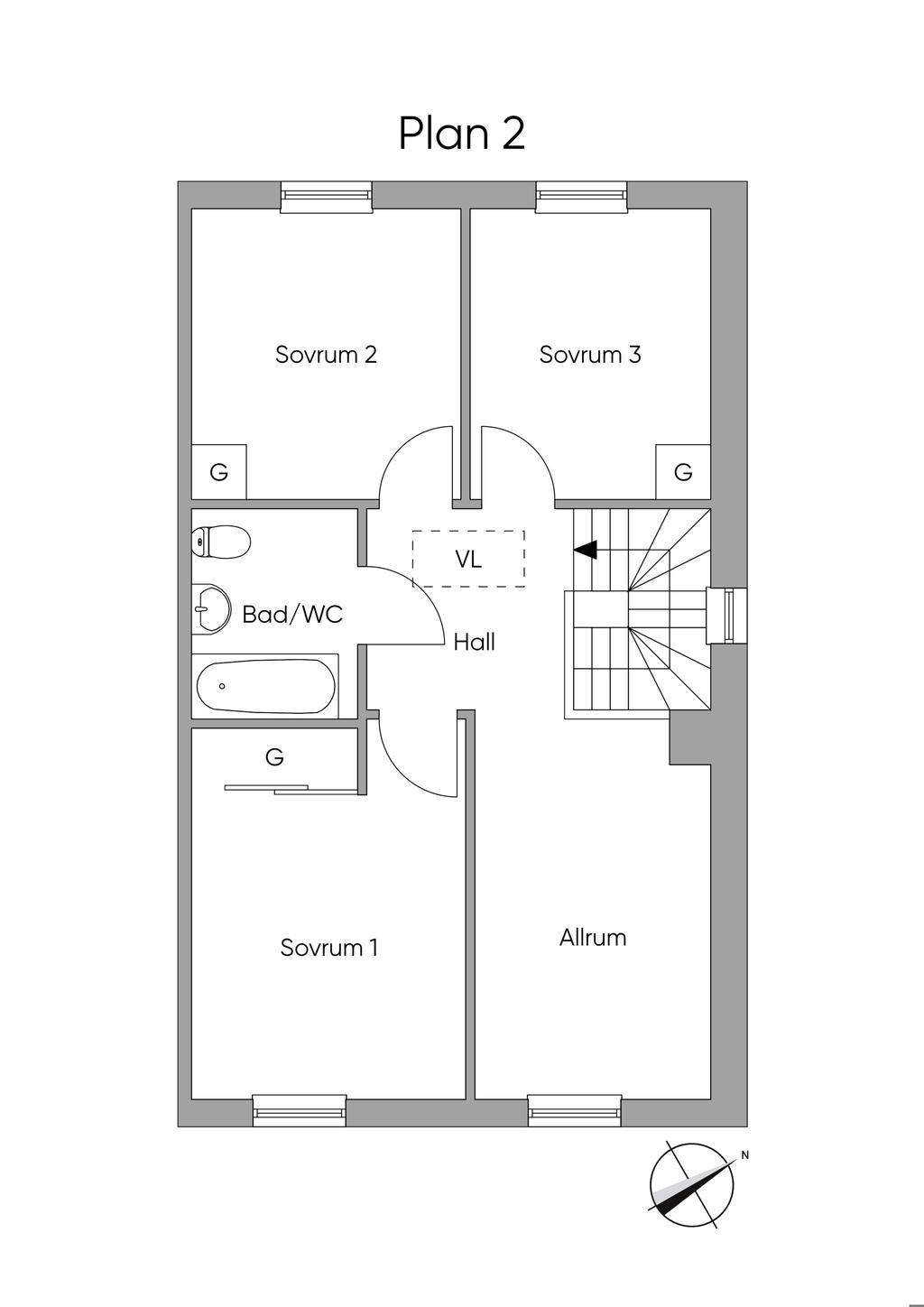 Planlösning Plan 2