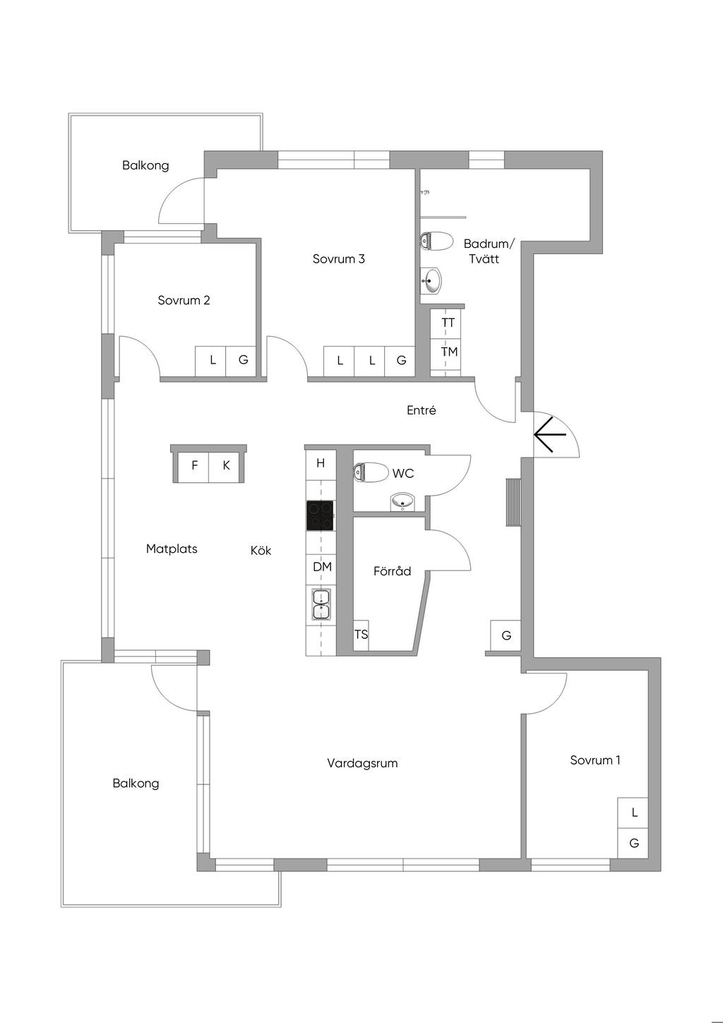 Alternativ planlösning