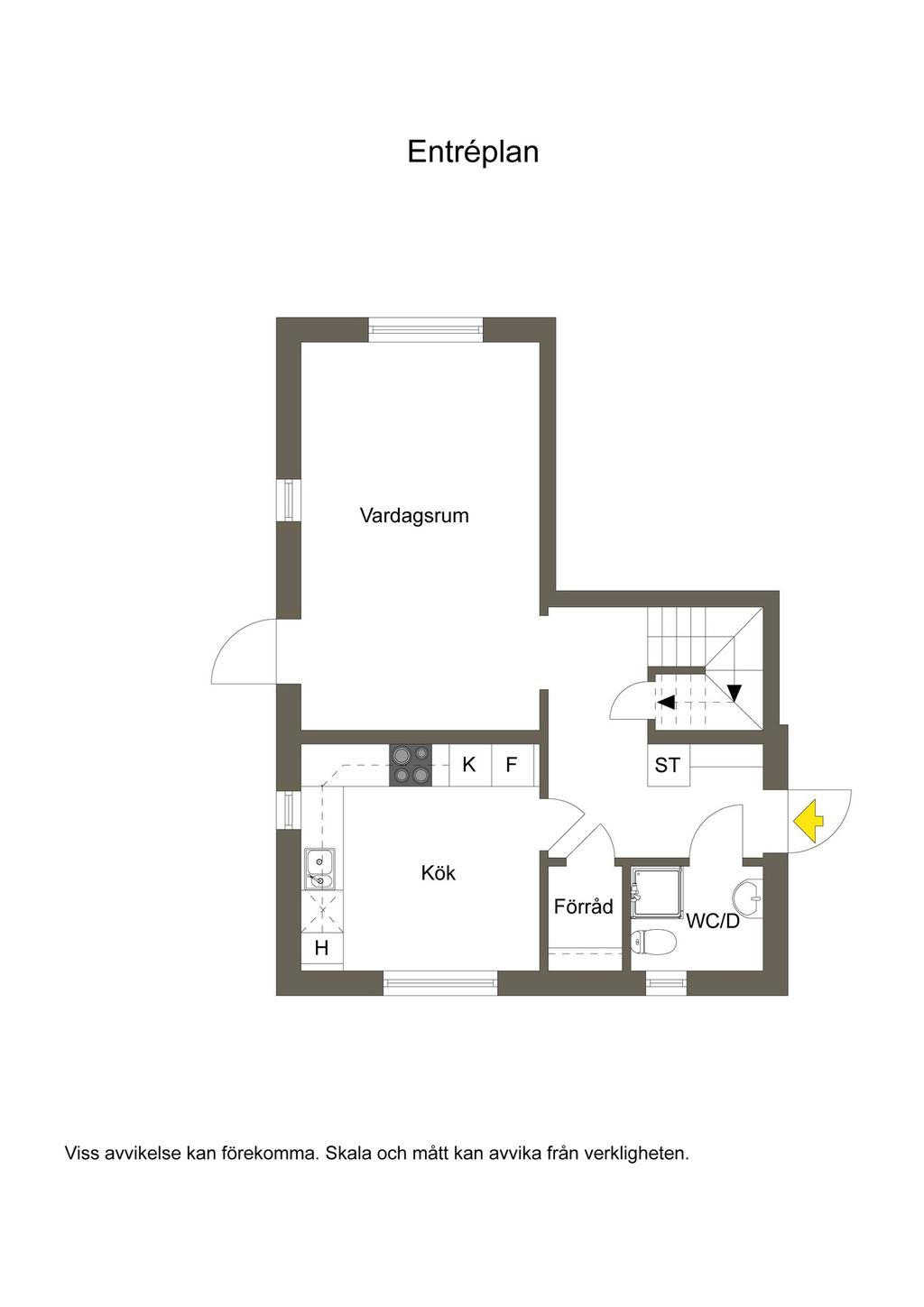 Planlösning entréplan