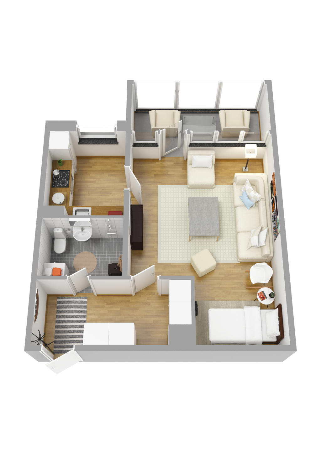 Planlösning 3D