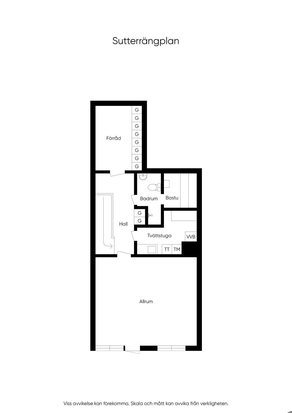 Planlösning källaren