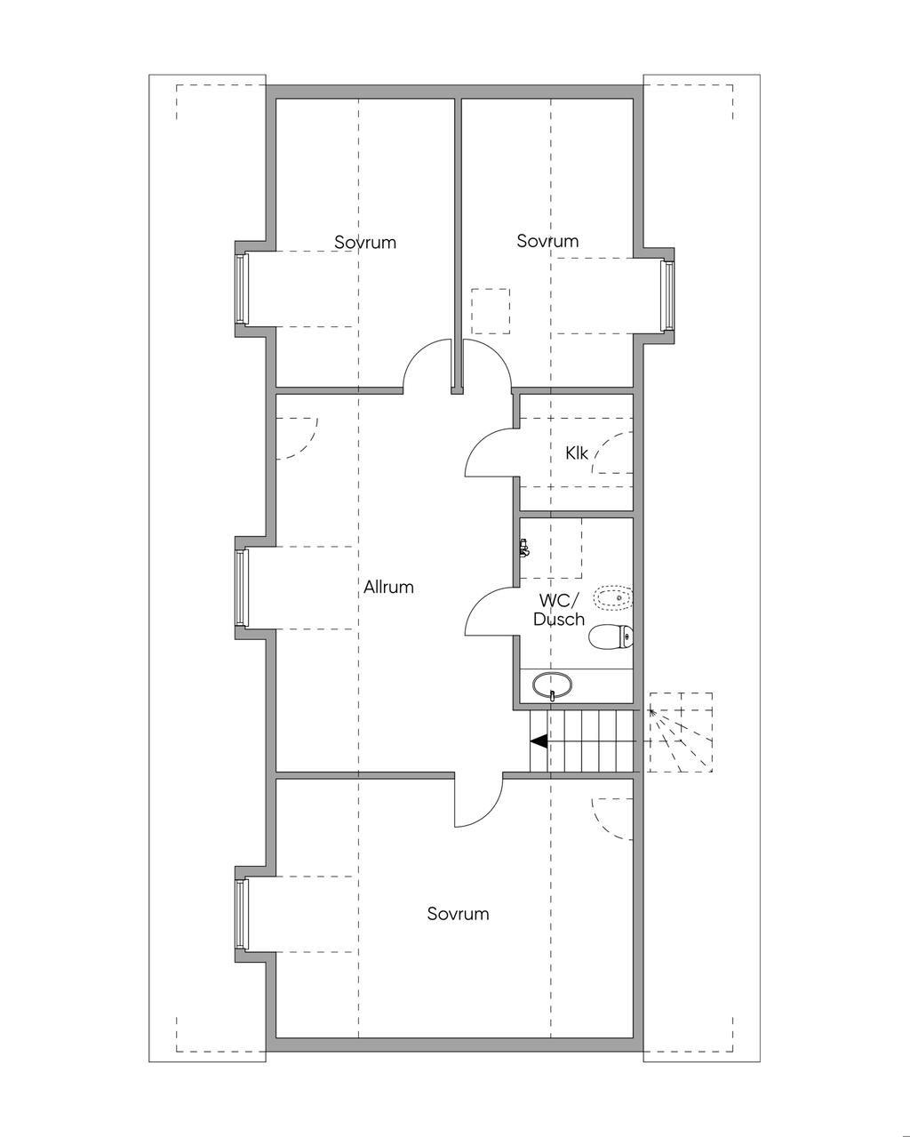 Skiss övre plan