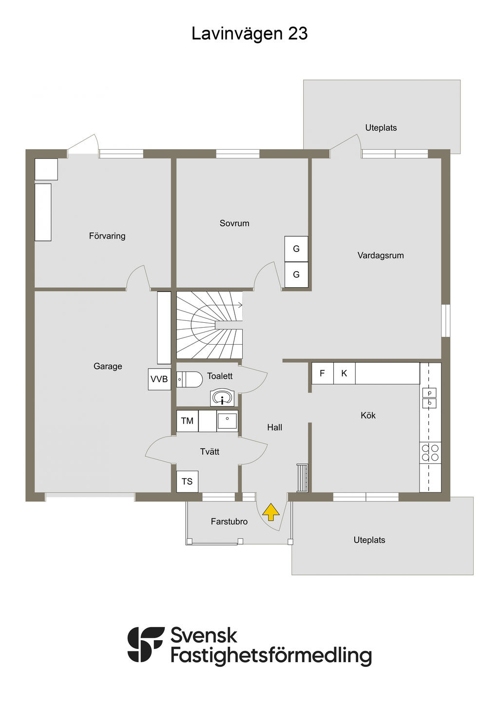 Planlösning entréplan