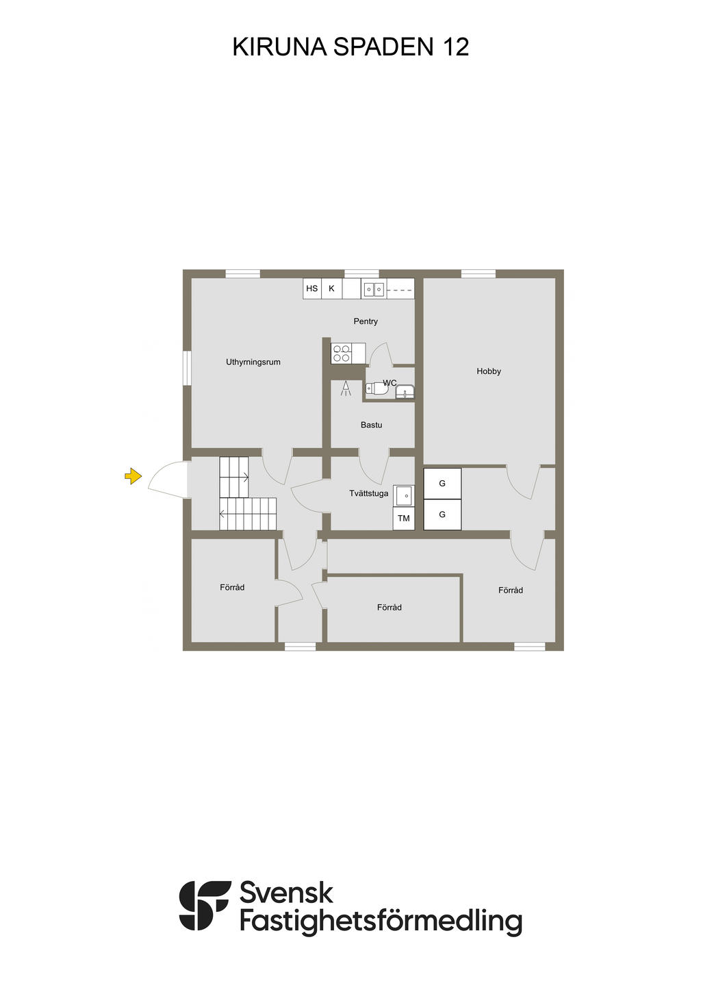 Källarplan/uthyrningsrum